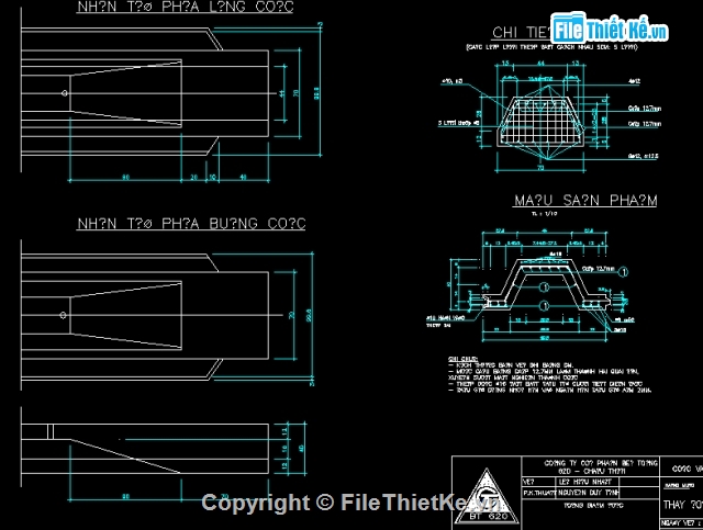 Bản vẽ full,Bản vẽ autocad,cọc van dul